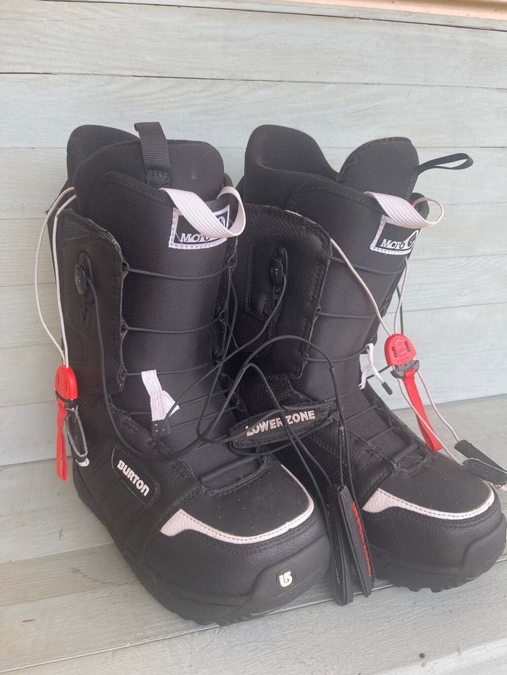 Burton Moto Snowboard Boots Black Men's Size 8